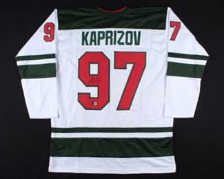 Kiril Kaprizov Minnesota Wild Signed Hockey Jersey Autograph