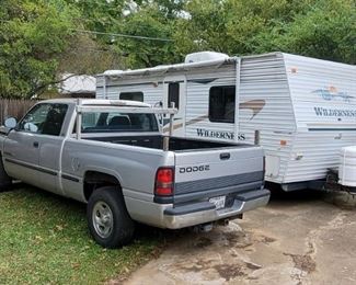 1998 Dodge 1/2 Super cab.  One owner.  Front end damage that needs repair, but runs and drives. ~$1500 ***VEHICLES, CAMPING TRAILER,  CAR HAULER, and CARGO/STORAGE CONTAINER MAY BE PRE SOLD ~ Please TEXT 940-390-3774