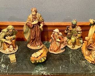 Nativity Set  with manger
