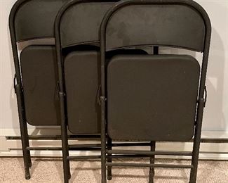 (3) Folding Chairs
