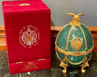Faberge Egg with Decanter Bar 