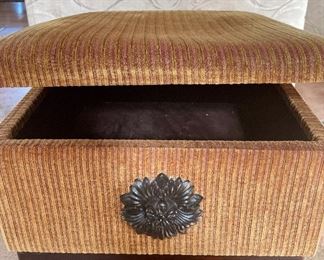 Corduroy Storage Stool