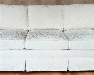 Highland House Ivory Damask Sofa