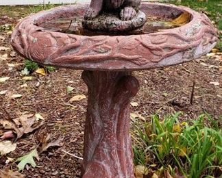 Bunny Bird Bath