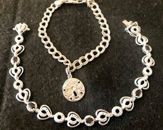 Sterling silver bracelets