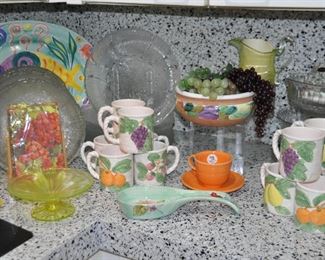More...Ceramics, Depression Glass and Glass Tableware!