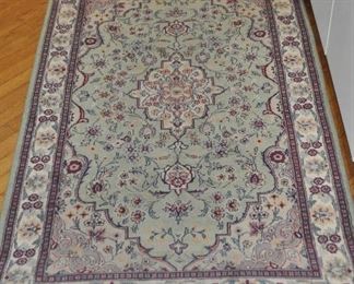 Pakistani Hand-Made Wool Area Carpet, 38" x 68"