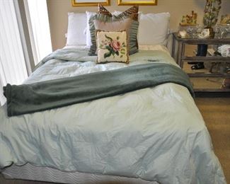 Full Size Bed and Bedding Available!