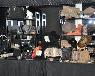 Large Selection of Ladies' Hats, Handbags, Belts and Accessories