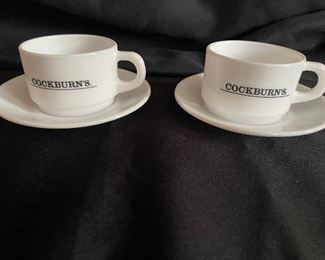 Pair of cockburn espresso cups