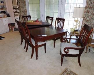 STANLEY DR Table with 2 inserts and 6 chairs was JUST ADDED !!!