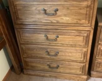 Matching chest of drawers..measures 34” w x 42” h x 18” d. Presale $85