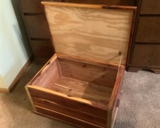 Small cedar chest….  Presale $45