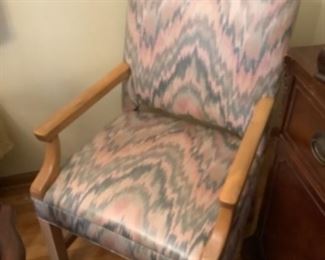 Vinyl covered side chair…presale $30