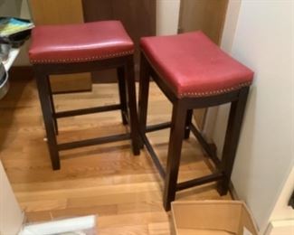 Two counter height bar stools…Pr $50