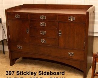 397 Stickley Sideboard 2400.00