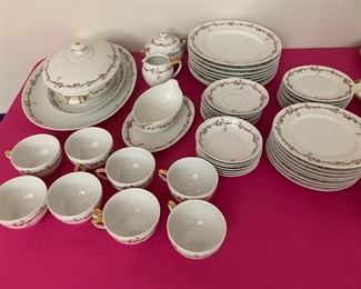 Haviland China.  Elegant set!  Holidays are coming, and what an elegant set to use for all of the dinners, casual or otherwise!  Let these be seen!