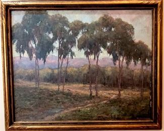 Large William Dorsey  oil  painting 