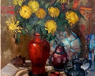 Large still life by Vincent Farrell