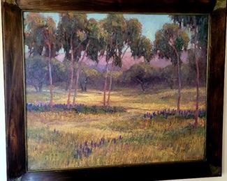 Extra large William Dorsey landscape painting 