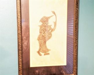 Matching piece of framed art