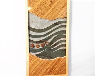 Matching wall art - contemporary Marble/slate