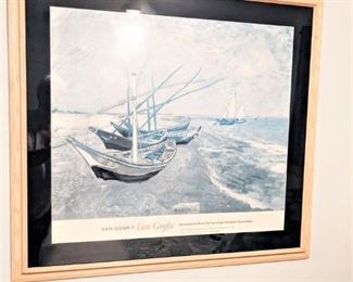 Framed Van Gogh print