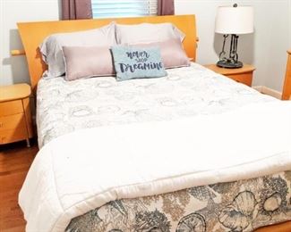 Queen Size danish modern bed 