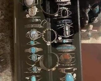 Native American and Sterling Jewelry 