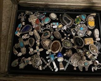 Native American and Sterling Jewelry 