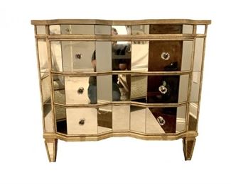 Hooker Furniture Contemporary Mirrored Chest, Matches Item 61664
Lot #: 4
