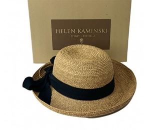 A Helen Kaminski Raffia Hat In Original Box, Size M
Lot #: 21