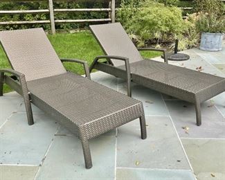 Pair Of Chaise Loungers (2 Of 2 Sets)
Lot #: 26