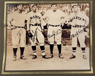 Print Of Four Baseball Legends, Signed
Lot #: 41