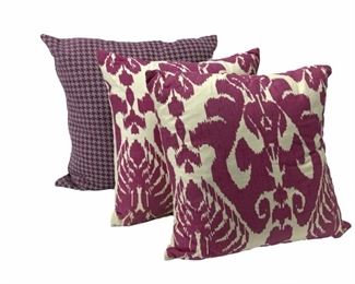 Three Custom Accent Pillows
Lot #: 44