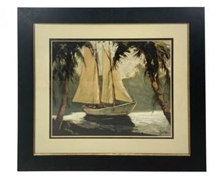 South Pacific Print
Lot #: 45