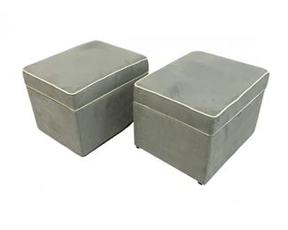 A Pair Of Gray Storage Cubes
Lot #: 51