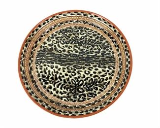 A Hand Painted Animal Print Metal Tray
Lot #: 60