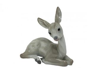 A Lladro Sitting Deer Figurine
Lot #: 77