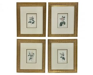 Four Les Roses Color Engravings
Lot #: 81