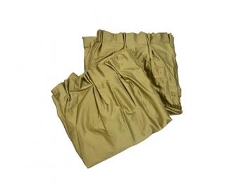 A Pair Of Lined Gold Silk Curtains
Lot #: 82