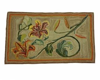 A Hand Hooked Area Rug, Signed
Lot #: 83