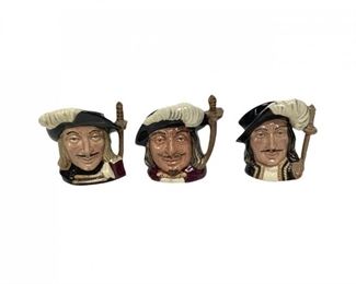 A Set Of Three Musketeers Royal Doulton Mini Toby Jugs
Lot #: 100