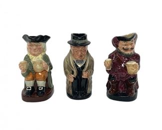 Three Medium Royal Doulton Toby Jugs
Lot #: 101