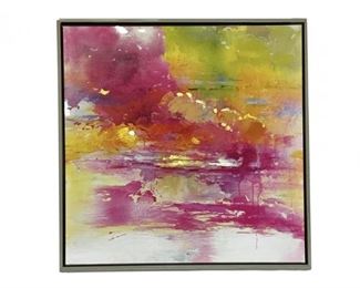 Bright Abstract Giclee In Floating Frame
Lot #: 105