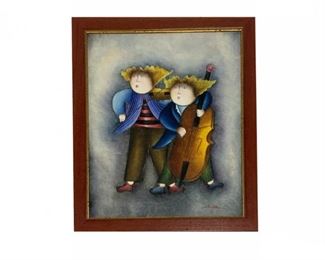 A Joyce Roybal Oil On Canvas, Signed
Lot #: 128