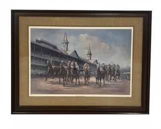 Run For The Roses, Lithograph, 177/500, Signed Tony Oswald
Lot #: 137