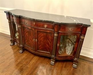 Henredon Natchez Collection Marble Top Mahogany Sideboard
Lot #: 151