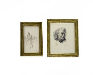 A Pair Of Black And White Prints
Lot #: 170