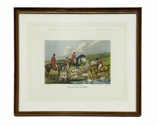 A Colored Engraving Of Fox Hunting The Death
Lot #: 197